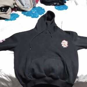 Classic Black Pullover Sweater with Hood